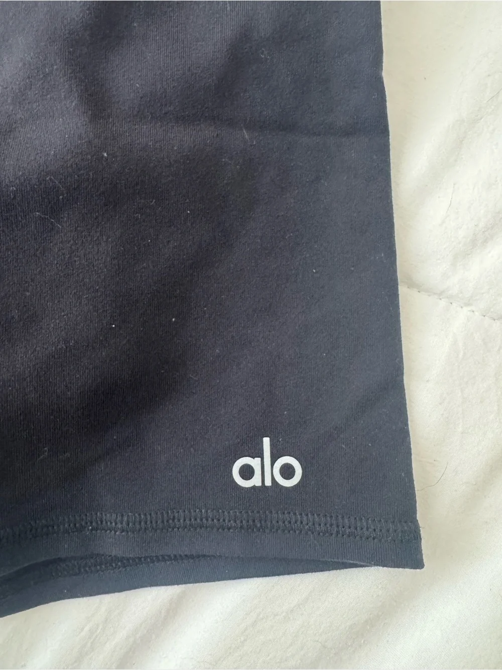 ALO Yoga Black High-Waist Bike Shorts